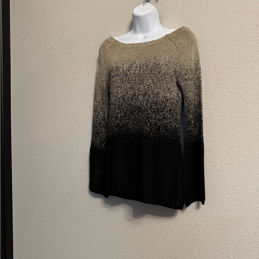 White House Black Market Metallic Sweater
